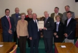 GPC members with panel Members David Guy (Chairman), Win Hollis, Dennis Russell and Reg Barry